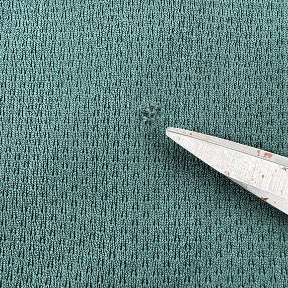 VTG Miami Hurricanes Baseball Jersey Mens Medium Olive Green 90's Y2K Starter - Picture 7 of 7